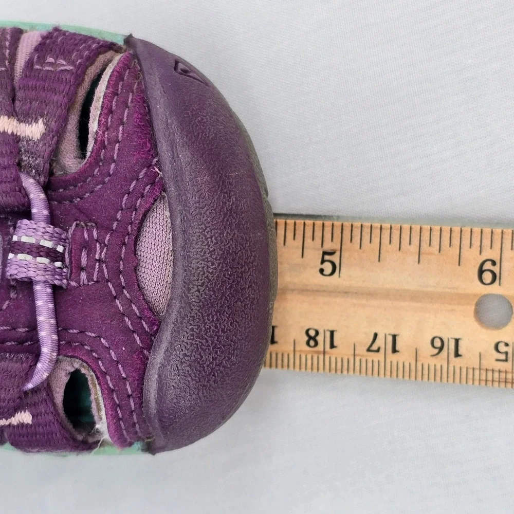 Keen Seacamp II CNX Purple Aqua Water Sandals Toddler Girls Size 4